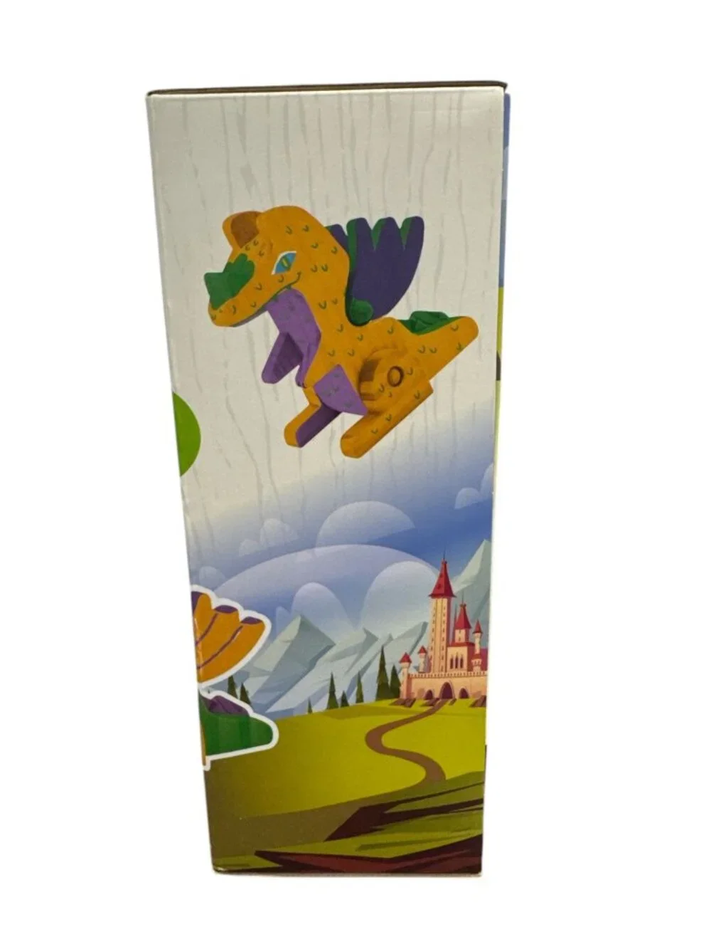 Woodshop Paint Your Own Wooden Dragon Kit With Acrylic Paints & Brush For Ages 5
